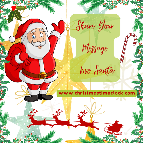 Message to Santa, www.christmastimeclock.com